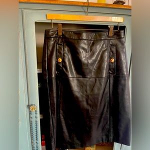 Liz Claiborne faux leather skirt, size 8